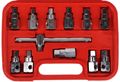 Sada na vypúšťanie oleja MECHANIC OIL DRAIN SET 12, Hex + štvorhran, 12 ks SIXTOL