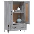 vidaXL Vysoká skrinka sivý dub sonoma 70x31x115 cm spracované drevo