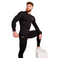 Kompresné legíny High Black - GymBeam, veľkosť M, veľkosť oblečenia M