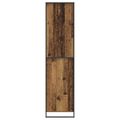 vidaXL Skriňa Staré drevo 50 x 50 x 200 cm Kompozitné drevo