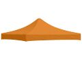 vidaXL Strecha na párty stan 3x3 m, oranžová 270 g/m²