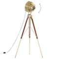 vidaXL Lampa na statíve, mangový masív 193 cm