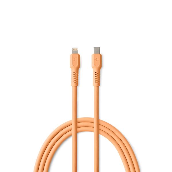 COLORUM kábel USB-C - Lightning 1,8m 2,4A CK12-CL-14 x Peach Fuzz