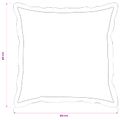 vidaXL Poťah na podložku 6 pcs HOUTEN Tmavosivá 40 x 40 cm Bouclé