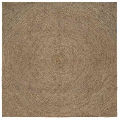 vidaXL Kusové koberce Sivá 300 x 300 cm Juta