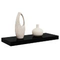 vidaXL Plávajúca nástenná polica, lesklá čierna 60x23,5x3,8 cm, MDF