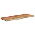 vidaXL Nástenná polica 80x30x2,5 cm obdĺžnik masívna akácia živá hrana