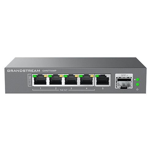 Grandstream GWN7700MP Unmanaged Network Switch 5 2,5Gb portov / 1 SFP+
