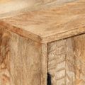 vidaXL Komoda, mangový masív 110x30x60 cm