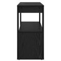 vidaXL Servírovacia skriňa Čierny dub 80 x 30 x 60 cm Kompozitné drevo
