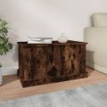 vidaXL Úložný box dymový dub 70x40x38 cm spracované drevo