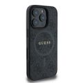 Obal Guess pre iPhone 16 Pro Max 6,9" GUHMP16XG4GFRK čierny tvrdý obal 4G Ring Classic Logo MagSafe