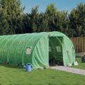 vidaXL Fóliovník s oceľovým rámom zelený 48 m² 16x3x2 m