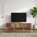 vidaXL TV skrinka 147 x 34,5 x 30 cm Staré drevo Kompozitné drevo