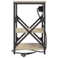 vidaXL Nočný stolík Sonoma dub 41 x 31 x 51 cm Kompozitné drevo