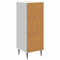 vidaXL Servírovacia skriňa Biela s vysokým leskom 33 x 34,5 x 89,5 cm