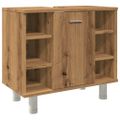 vidaXL Kúpeľňová skrinka Dub Artisan 60x32x53,5 cm Drevo