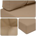 vidaXL Vankúš na vonkajšiu pohovku Polyester Sivohnedá 80 x 80 cm