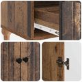 vidaXL Servírovacia skriňa Staré drevo 66 x 34,5 x 95 cm