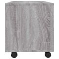 vidaXL TV skrinka s kolieskami sivá sonoma 90x35x35cm spracované drevo