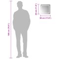 vidaXL Zrkadlo do kúpeľne s LED Priehľadná 30 x 30 cm tvrdené sklo