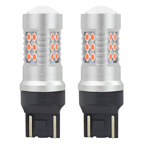 LED CANBUS 3030 24SMD T20 7443 WR21/5W Červené 12V/24V