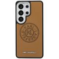 Puzdro Karl Lagerfeld Perforated KL MagSafe pre Samsung Galaxy S26 Ultra hnedá