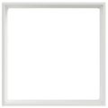 vidaXL Obrubník trávnika 40 x 40 x 13 cm Oceľ Biela