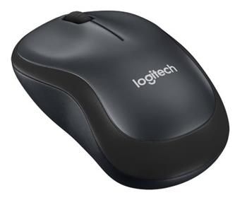 Logitech myš Wireless M220 Silent, optická, bezdrôtová, 3 tlačidlá, čierna, 1000dpi