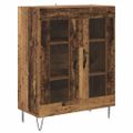 vidaXL Highboard Staré drevo 69,5 x 34 x 90 cm Kompozitné drevo