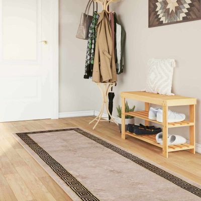 vidaXL Behúň MARSA Čierny 80 x 450 cm Polyester a PVC