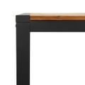 vidaXL Záhradný stôl s nohami v tvare U 200x90x75 cm akáciový masív