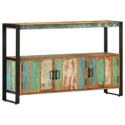 vidaXL Komoda 120x30x75 cm, recyklovaný masív