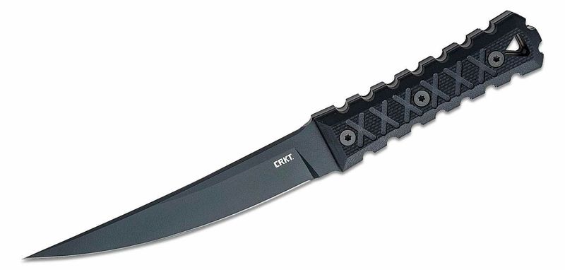 CRKT CR-2927 HZ6 Black taktický  nôž 16,5 cm, celočierna, G10, Boltaron puzdro