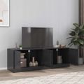 vidaXL TV skrinky 2 ks čierne 67x39x44 cm oceľ
