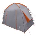 vidaXL Stan chata Šedá a oranžová 210 x 210 x 138 cm Polyester