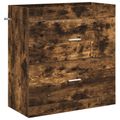 vidaXL Skriňa pod umývadlo do kúpeľne Dymový dub 78,5 x 37,5 x 81 cm