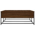 vidaXL Konferenčný stolík hnedý dub 100x99x40cm kompozitné drevo