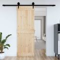 vidaXL Dvere NARVIK 80 x 210 cm Masívne borovicové drevo (neupravené)