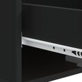 vidaXL Konferenčný stolík Čierna 49 x 50 x 40 cm Kompozitné drevo