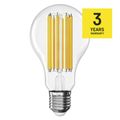 LED žiarovka Filament A70 / E27 / 18 W (150 W) / 2452 lm / Teplá biela