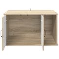 vidaXL Mačka Dom Sonoma 85 x 55 x 50,5 cm Kompozitné drevo