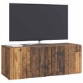 vidaXL Nástenná TV skrinka 78,5 x 31 x 30 cm Staré drevo