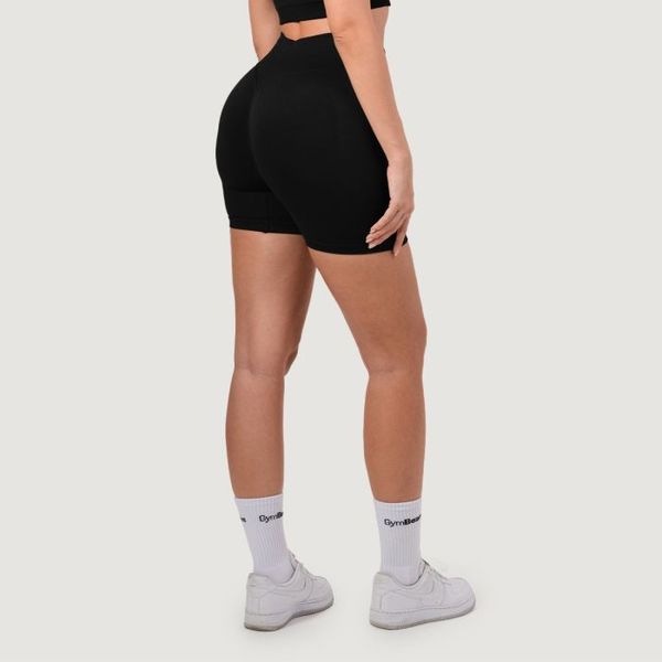 Dámske bezšvové šortky NEO Black - GymBeam, veľkosť L