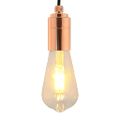 vidaXL držiaky lámp 2 ks Rose Gold E27