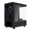 Počítačová skriňa Darkflash DB330M + 3 ventilátory (čierna)