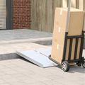 vidaXL Ramp for wheelchair 270 kg Strieborná 270 kg Hliník