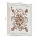 vidaXL Umenie dekorácia 2 ks 40 x 40 x 1,5 cm Konštruované drevo