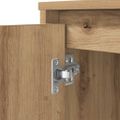 vidaXL Stôl dub artisan 120x42x76 cm kompozitné drevo