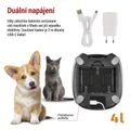 Dávkovač krmiva EMOS H6002 GoSmart, 4 l, čierny, Wi-Fi
